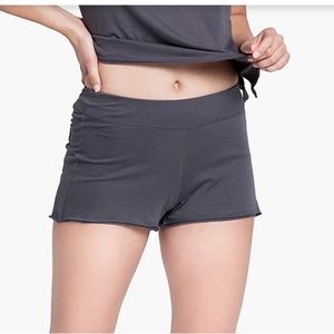 New Lunya Organic Cotton Pima Shorts Black - Size Med